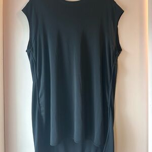 Adrienne Vittadini Black Muscle Tee